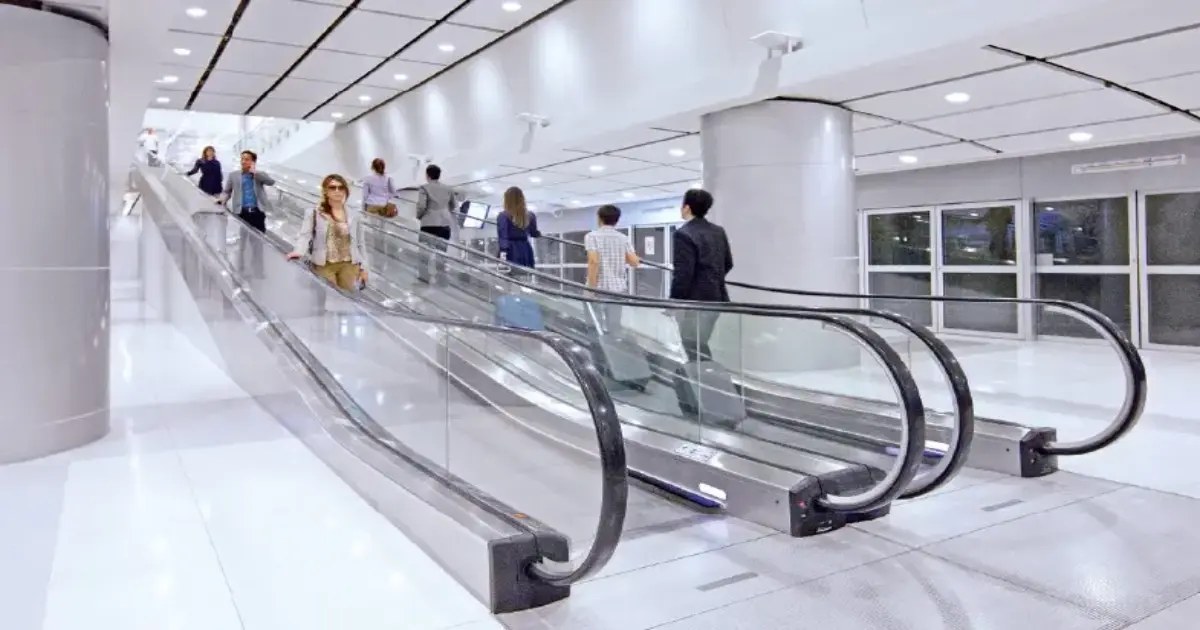 Shopping Mall Moving Walk
